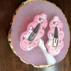 Women’s Jewelry Cute Pink Bunny Hair Clips